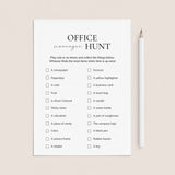 Fun Office Scavenger Hunt List Printable by LittleSizzle