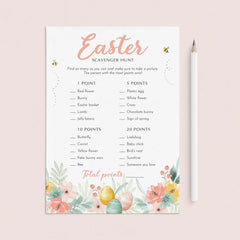 Easter Scavenger Hunt Printable by LittleSizzle