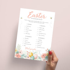 Easter Scavenger Hunt Printable