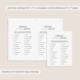 Fun Office Scavenger Hunt List Printable