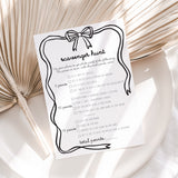 Bachelorette Party Scavenger Hunt Printable Game