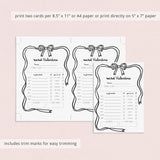 All About Me Secret Valentine Questionnaire Printable