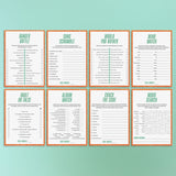 Showgirl Party Games Printable | Showgirl Era Themed Party Activities by Littlesizzle