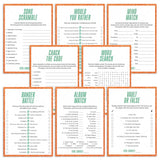 Showgirl Party Games Printable | Showgirl Era Themed Party Activities by Littlesizzle