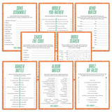 Showgirl Party Games Printable | Showgirl Era Themed Party Activities by LittleSizzle