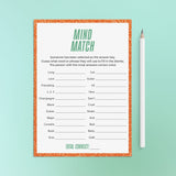 Showgirl Party Games Printable | Showgirl Era Themed Party Activities