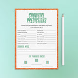Showgirl Release Party Printables | Showgirl Listening Party Rating Cards