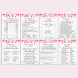 Pink Heart Valentines Day Games Printable by LittleSizzle