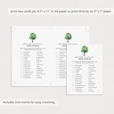 Fun Family Reunion Music Match Up Game with Answer Key Printable