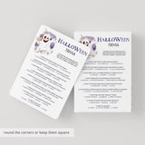 Printable Halloween Trivia for Family Instant Download