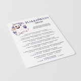 Printable Halloween Trivia for Family Instant Download