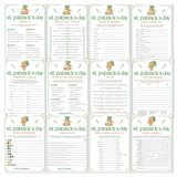 Printable St Patricks Day Game Bundle for Kids & Adults by LittleSizzle