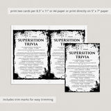 Distressed Halloween Party Games & Activities Printable | Adult Halloween Ideas