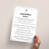 Superstitions Trivia Quiz Questions and Answers Printable