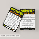 Halloween Superstitions Trivia Quiz Printable | Monster Theme