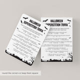 Black Halloween Trivia Quiz Questions and Answers Printable