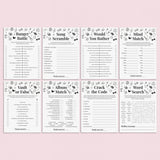 Let's Par-Tay Games Printable Eras Birthday Party Ideas by LittleSizzle