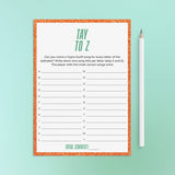 In My Showgirl Era Party Games and Activities Printable