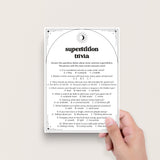 Superstitions Trivia Quiz Questions and Answers Printable
