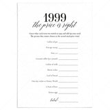 1999 The Price Is Right Game with Answers Printable by LittleSizzle