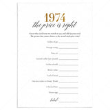 1974 The Price Is Right Game with Answers Printable by LittleSizzle