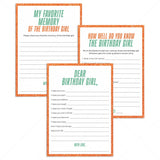 The Life of a Birthday Girl Cards Printables | In My Birthday Era by LittleSizzle
