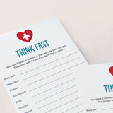Medical Themed Think Fast Game Download
