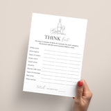 Wine Game Printable Think Fast