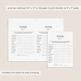 Printable Icebreaker Game Think Fast Instant Download