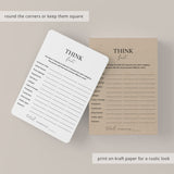 Printable Icebreaker Game Think Fast Instant Download