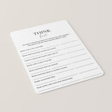 Book Club Think Fast Printable