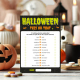 Fun Halloween This or That Game | Digital Download