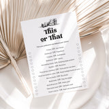Book Club Ice Breaker Game This or That Printable
