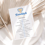 Hanukkah This or That Party Game Printable