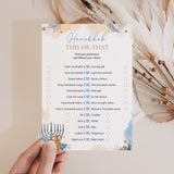 Fun Hanukkah This or That Questions for Family Printable