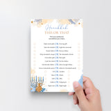 Printable Hanukkah Games for Family