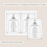 Halloween This or That Questions Sheet Printable