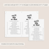 Book Club Ice Breaker Game This or That Printable