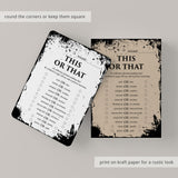 Horror Game For Halloween Party Printable This or That