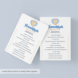 Hanukkah This or That Party Game Printable