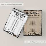 Halloween This or That Game for Families Printable