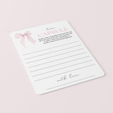 Time Capsule Girl First Birthday Cards Printable