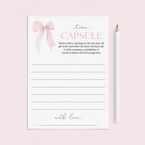 Time Capsule Girl First Birthday Cards Printable by LittleSizzle
