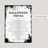 Halloween Trivia Quiz with Answers Printable