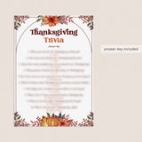 Thanksgiving Quiz Questions and Answers Printable