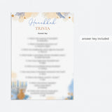 Hanukkah Trivia Questions and Answers Printable