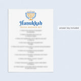 Chanukah Trivia Questions and Answers Printable