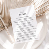 Book Trivia Quiz with 10 Multiple Choice Questions and Answers Printable