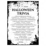 Halloween Trivia Quiz with Answers Printable by LittleSizzle