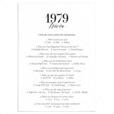 1979 Fun Facts Quiz with Answers Printable by LittleSizzle